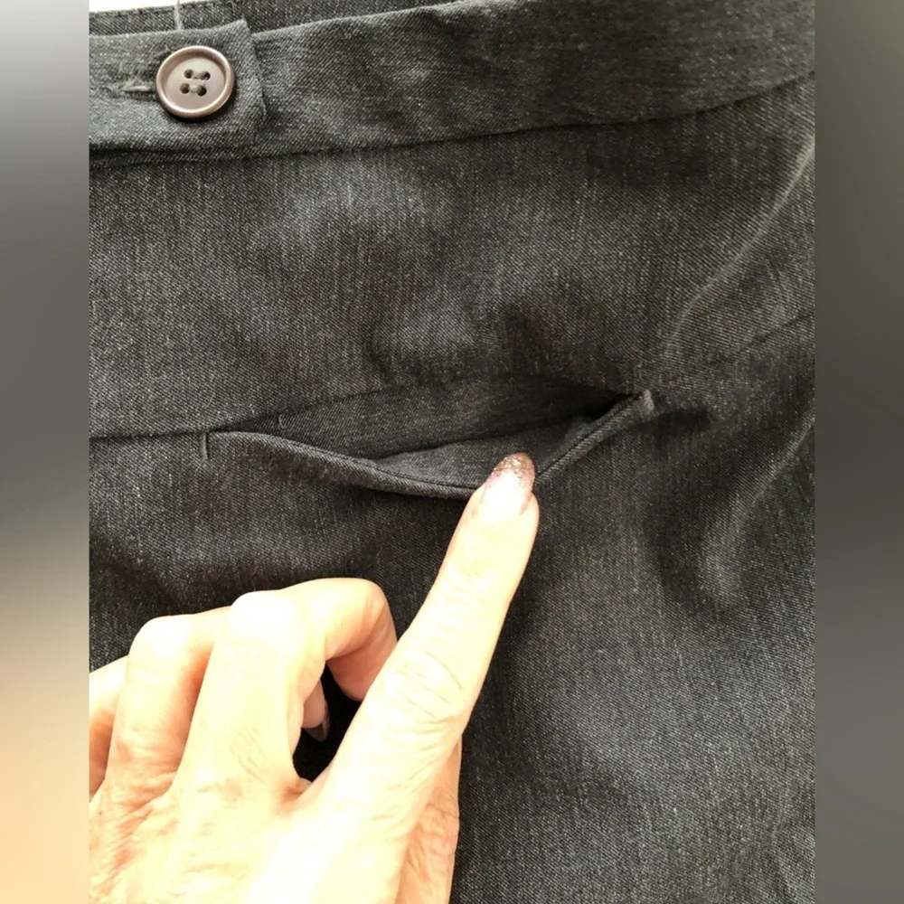 New dark grey mini skirt